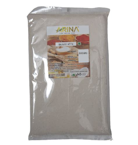 Arina Indian G Bajra Flour Gm Packaging Type Packet At Rs