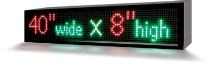 LED Scrolling Message Signs | JantecNeon.com