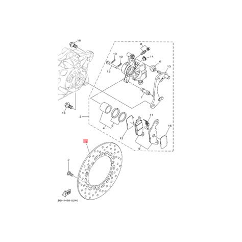 Disco De Freno Trasero Yamaha Nmax Original