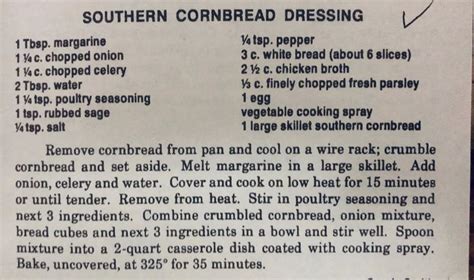 Southern Cornbread Dressing Recipe