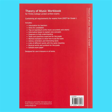 Trinity Theory Of Music Workbook Grade 1 Book Au