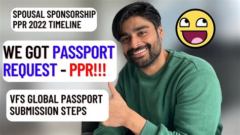 We Got PASSPORT REQUEST Our PPR Timeline Canada PR Spousal