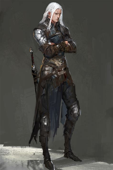 Artstation Blind Warrior Ting Xu Fantasy Artwork Fantasy