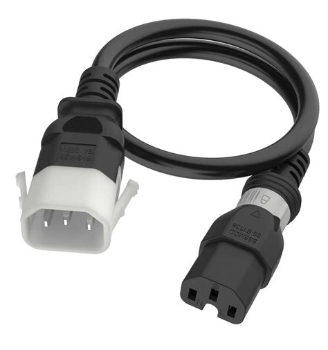 Dual Lock ® C14 C15 Power Cord