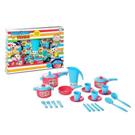 Kit Cozinha Infantil Panelinhas Da Turma Da Mônica Nig Submarino