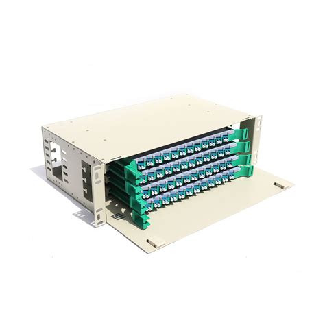 Kolorapus Fiber Optic Patch Panel 48 Port Optical Distribution Frame LC