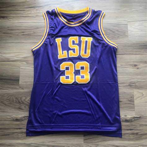 NEW Shaq Shaquille ONeal 33 LSU Tigers Throwback Jersey | Etsy