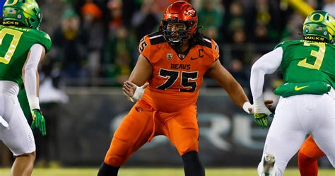 Taliese Fuaga NFL Draft 2024: Scouting Report for Oregon State IOL ...