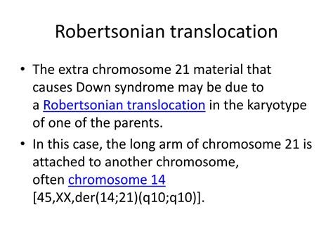 Down syndrome | PPT