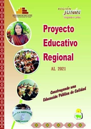 Proyecto Educativo Regional De Jun N Pdf Pdf