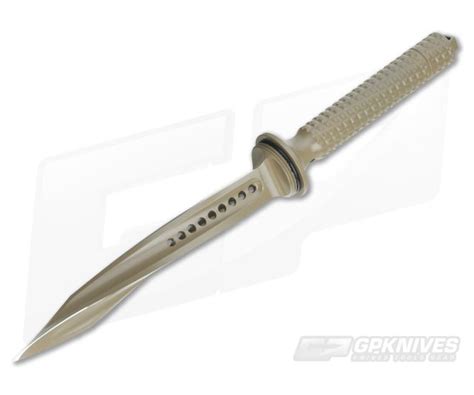 Microtech Jagdkommando Tan 105-1TA Tri-Edged Dagger 7.42" Blade