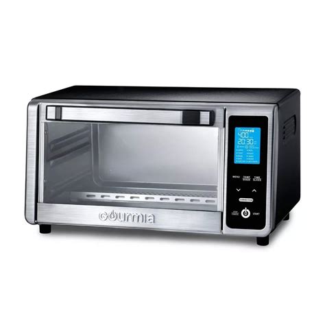 Gourmia 4-Slice Digital Toaster Oven Air Fryer, 11 Functions, Stainless Steel, Gray - Walmart.com