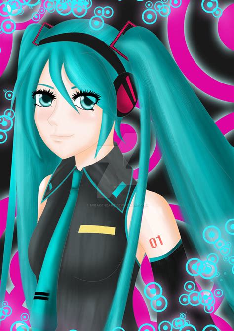 Hatsune Miku Fan Art By Mirageheart On Deviantart