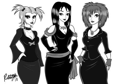 Inktober Day 27 The Hex Girls By Ratchetjak On Deviantart