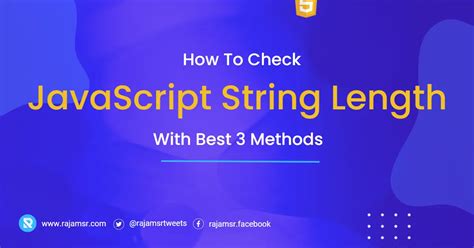 Javascript String Length 4 Easy Ways To Calculate Msr Web Dev Simplified