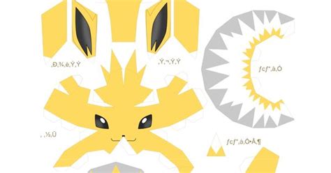 Eeveelutions Papercraft Imgur Rompecabezas Pinterest Pokémon