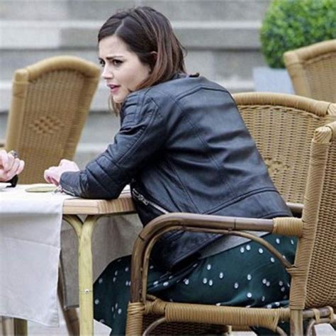 Doctor Who Jenna Coleman Leather Jacket