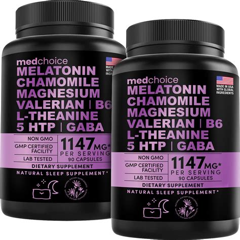 Amazon Medchoice Sleep Melatonin Ct Turmeric Ginger Ct