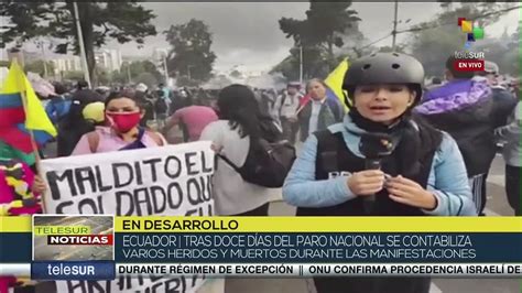 Protestas Contra El Gobierno De Guillermo Lasso Son Reprimidas