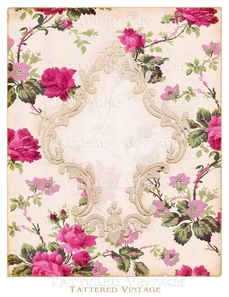 Victorian Rose Pink Wallpaper