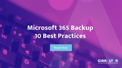 Microsoft 365 Backup 10 Best Practice