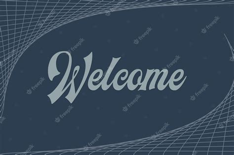 Premium Vector Welcome Banner Design Vector