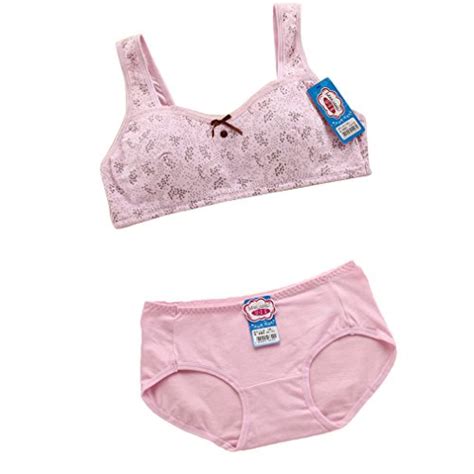 Buy Manjiamei Puberty Girl Bra And Pants Sets Young Girls Training Bra