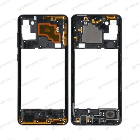 Chassis intermédiaire noir OFFICIEL Samsung A21s SM A217F