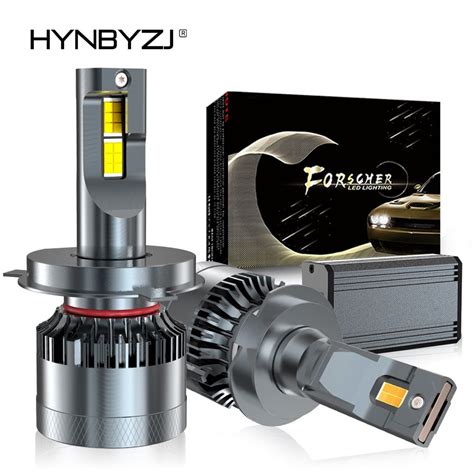 Hynbyzj H H Lm Led Car Headlights Canbus W H H H Lamp