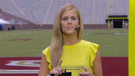 Espns Sam Ponder Has Terrific Response For Sexist Gameday Sign