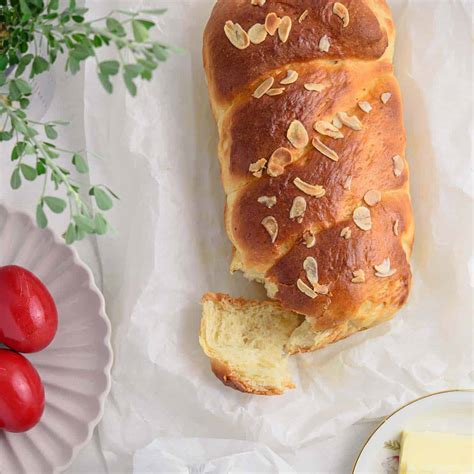 Tsoureki Greek Easter Bread Real Greek Recipes