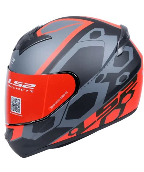 Ls Ff Rookie Mein Matt Black Red Full Face Helmet Custom Elements