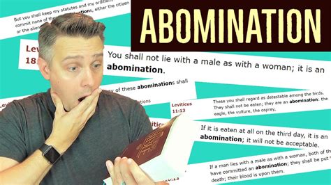 What Is The Biblical Meaning Of Abomination YouTube