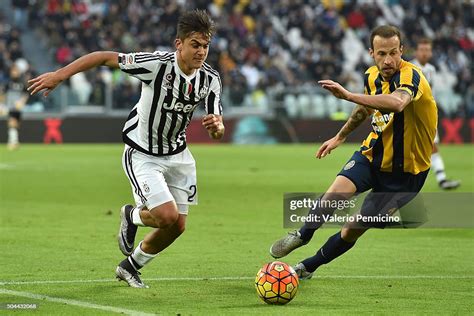 Paulo Dybala Of Juventus Fc In Action Against Evangelos Moras Of News Photo Getty Images