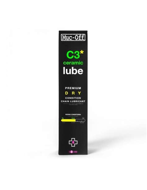 LUBRICANTE MUC OFF C3 CERAMICO DRY LUBE Seco 120 Ml 872 Calafate Bike