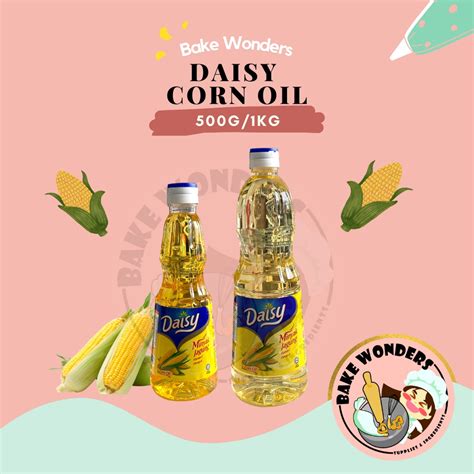 Daisy Corn Oil 1KG 500G Corn Oil Daisy Oil Minyak Jagung Omega 6 Oil