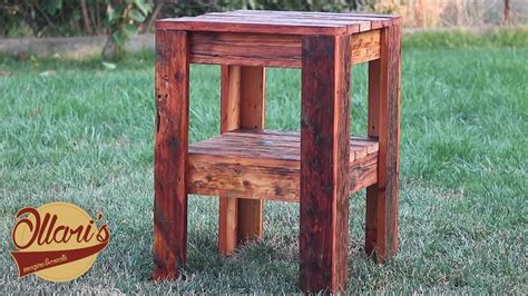 Make A Reclaimed Side Table YouTube