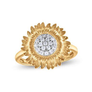 The 15 Best Sunflower Engagement Rings Of 2021