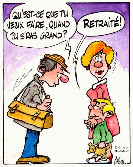 Dessins Humoristiques La Retraite · De Tout En Vrac