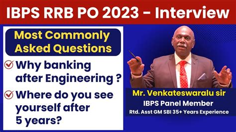 Ibps Rrb Po Interview Questions Most Common Interview Questions