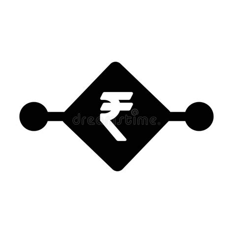 Digital Rupee Symbol Icon Vector Currency Sign For Digital Transactions