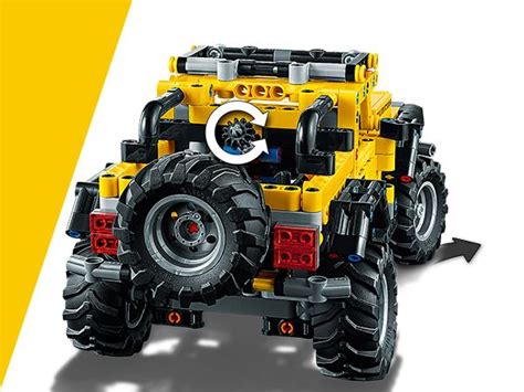 Lego 42122 Technic Jeep Wrangler Coche De Juguete 4x4 Set De Construcción De Vehículo