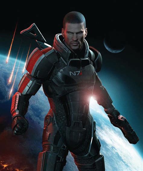 Commander Shepard Male Characters And Art Mass Effect 3 Mass Effect Mass Effect Video