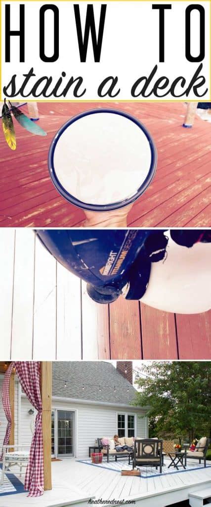 Staining a deck: The DIY tips and tricks to help you get it done!