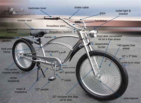 Beach Cruiser Bike Parts And Accessories