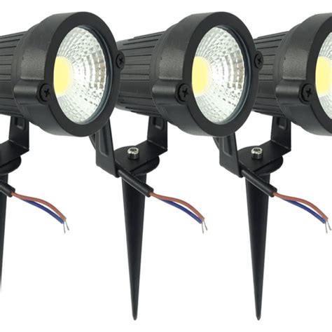 Kit 3 Espeto De Jardim Luminária Led 5w 110v 220v Luz De Alto