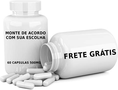 Kit Frascos De Suplementos Encapsulados Capsulas Atacado E