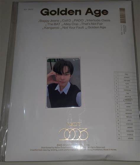 Unsealed Nct Golden Age Collecting Archiving Ver Hobbies Toys