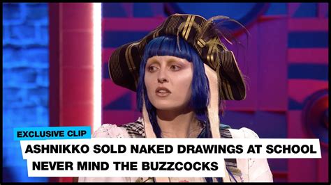 Never Mind The Buzzcocks Clip Ashnikko Sold Naked Drawings At School