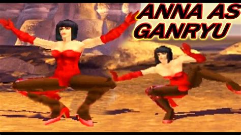 TAS Anna With Ganryu S Moves Gameplay Tekken 2 Arcade Version